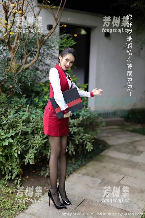 YouMi尤蜜荟 - Angela小热巴的红裙子合集，这是个让人想更新再更新的循环。