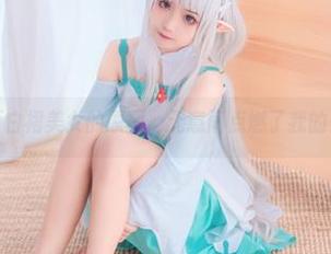 喵糖映画白裙美女的原图，无意间点燃了我的少女心？